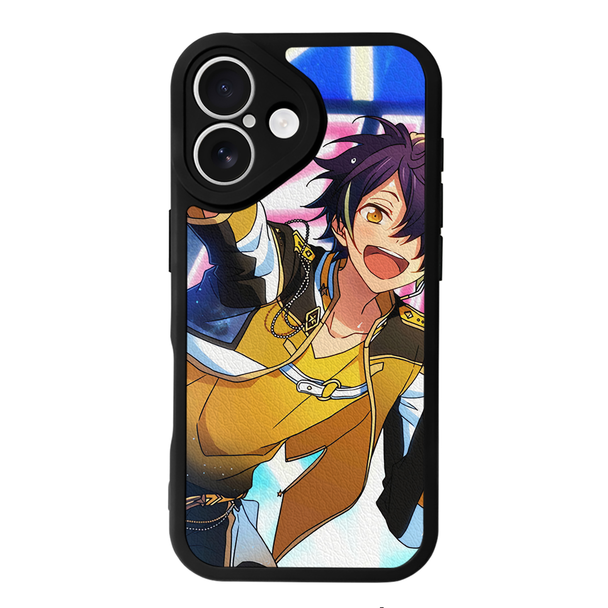 （画像用） あんさんぶるスターズ! Ensemble Stars 【iPhone 16シリーズ対応】シリコンスマホケース（レザー調） 材質：シリコン